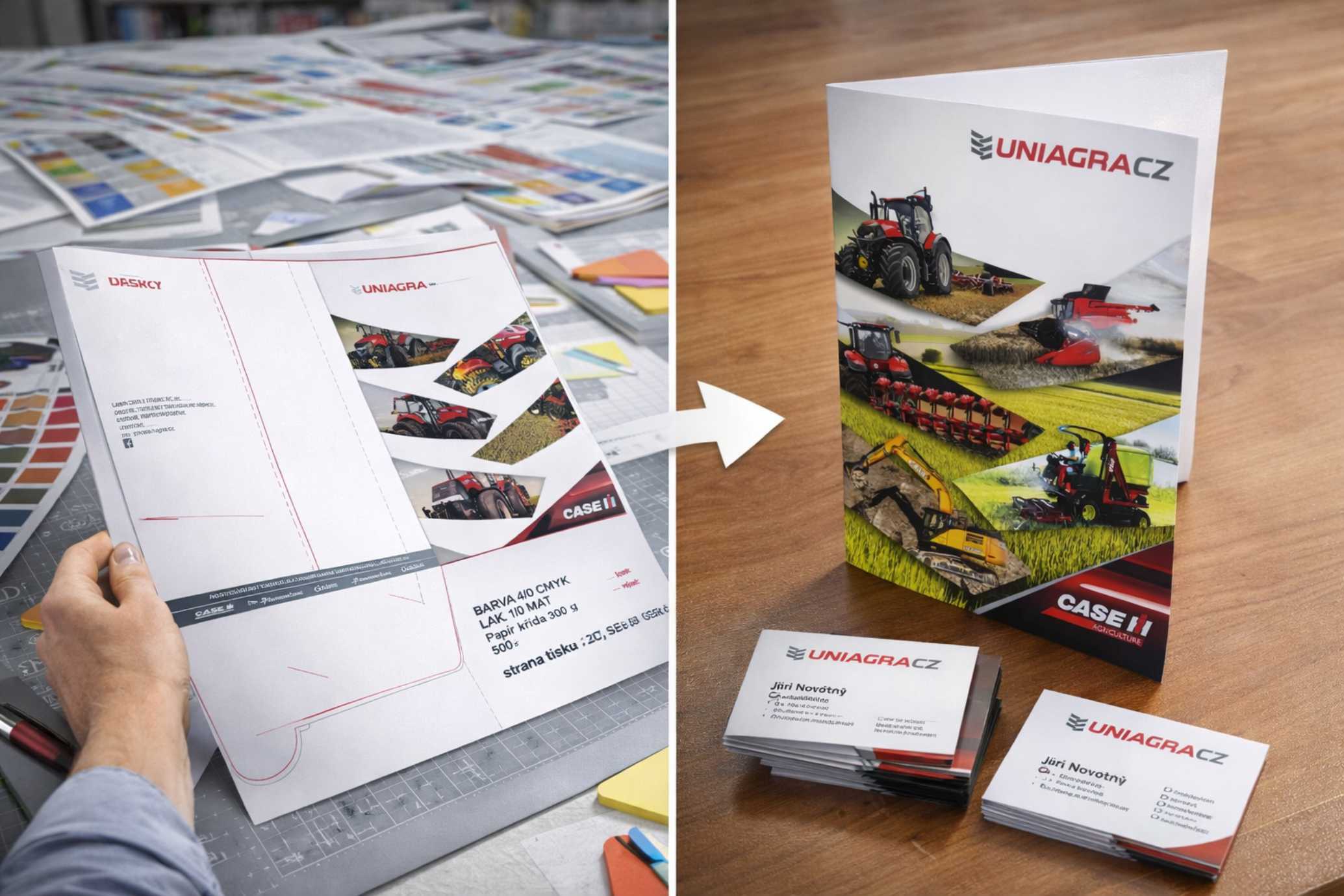 Návrhy a výroba propagačních materiálů